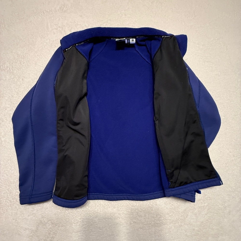 Columbia Women’s Full-Zip Jacket Blue Lightweight High Neck Contoured Fit Size M - Picture 8 of 16